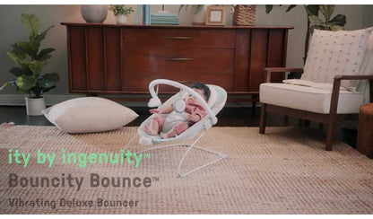 Ingenuity Bouncity Bounce Vibrating Deluxe Baby Bouncer