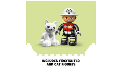 LEGO DUPLO Town Fire Engine Toy for 2 Year Olds 10969