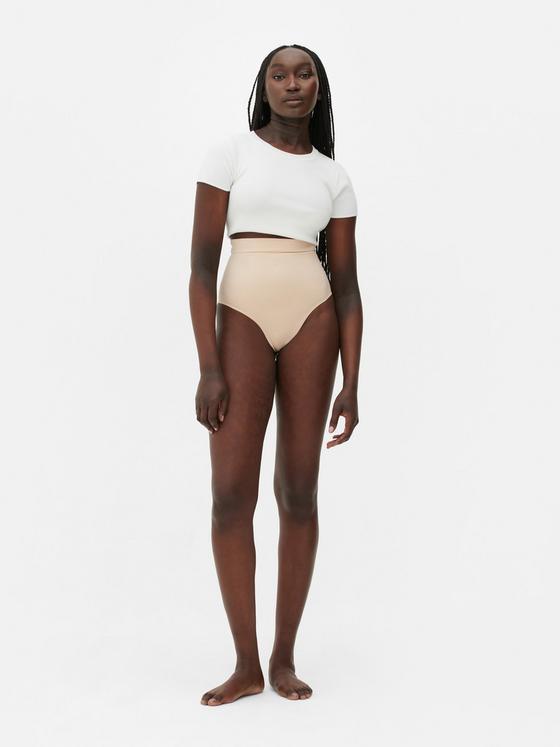 High-Waisted Seamless Shapewear Thong