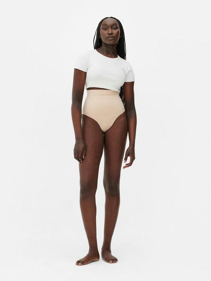 High-Waisted Seamless Shapewear Thong