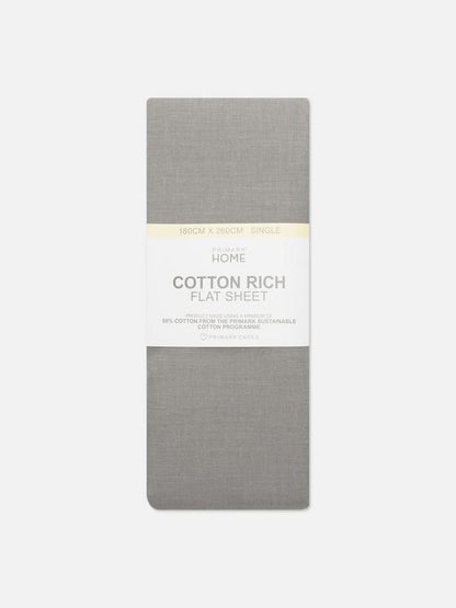 Cotton Single Flat Sheet