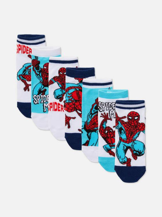 7pk Marvel Spider-Man Socks