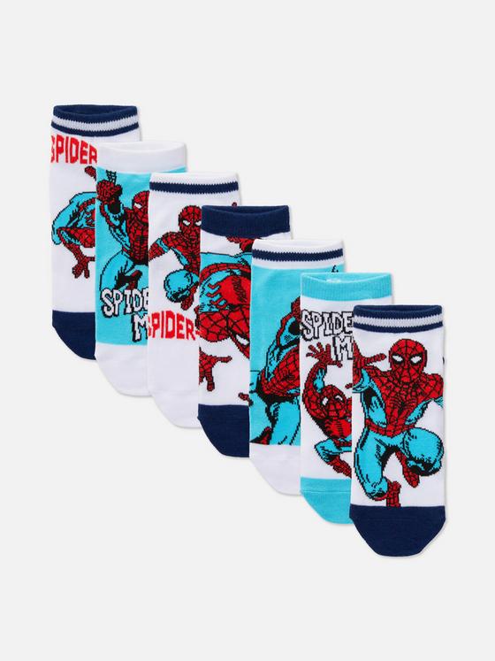 7pk Marvel Spider-Man Socks