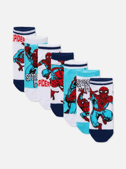 7pk Marvel Spider-Man Socks