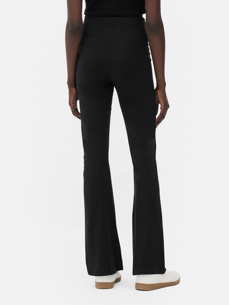 High-Waisted Flared Leggings