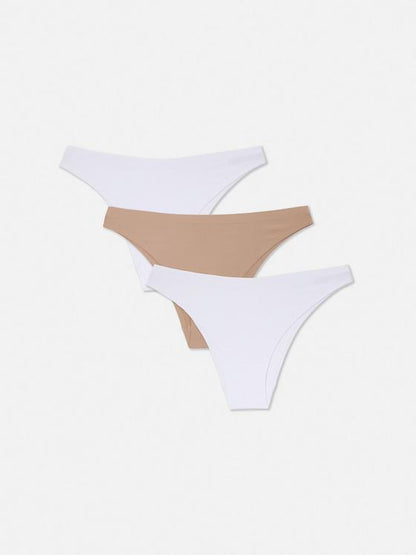 3pk Invisible Brazilian Briefs