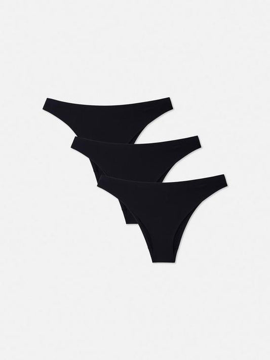 3pk Invisible Brazilian Briefs