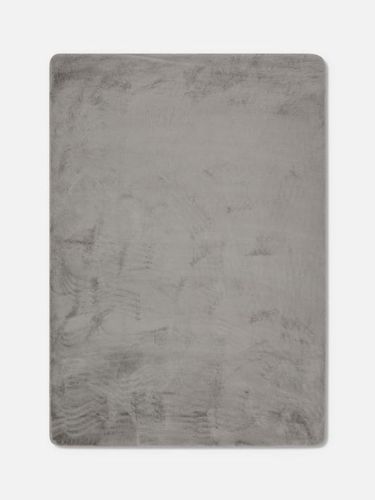 Rectangular Faux Fur Rug