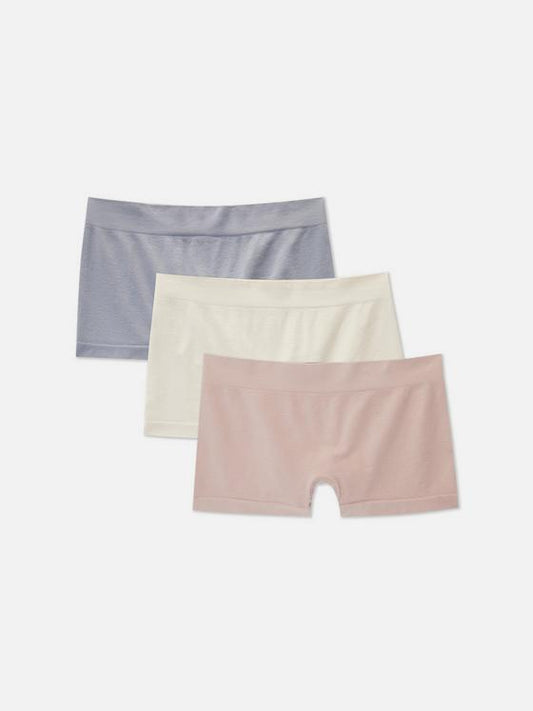 3pk Seamless Boyshort Boxer Briefs