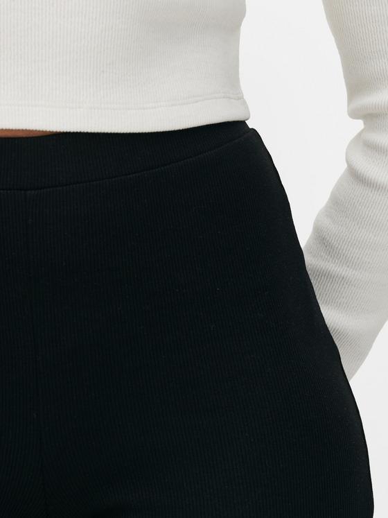 Co-Ord Ribbed Flared Leggings