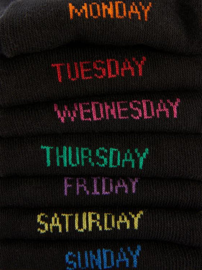 7pk Day of The Week Socks