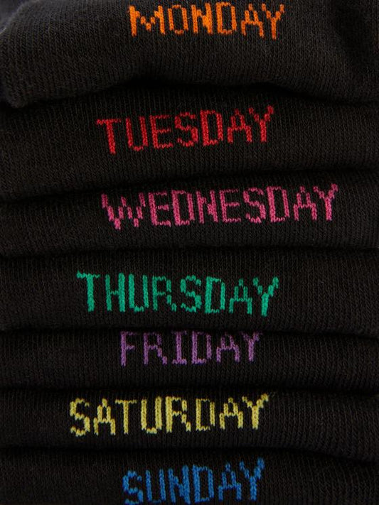 7pk Day of The Week Socks