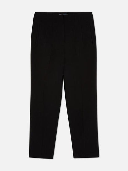 Pin Stitch High-Waisted Trousers