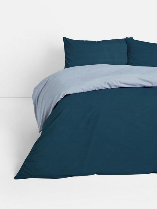Reversible Colour Double Duvet Cover Set