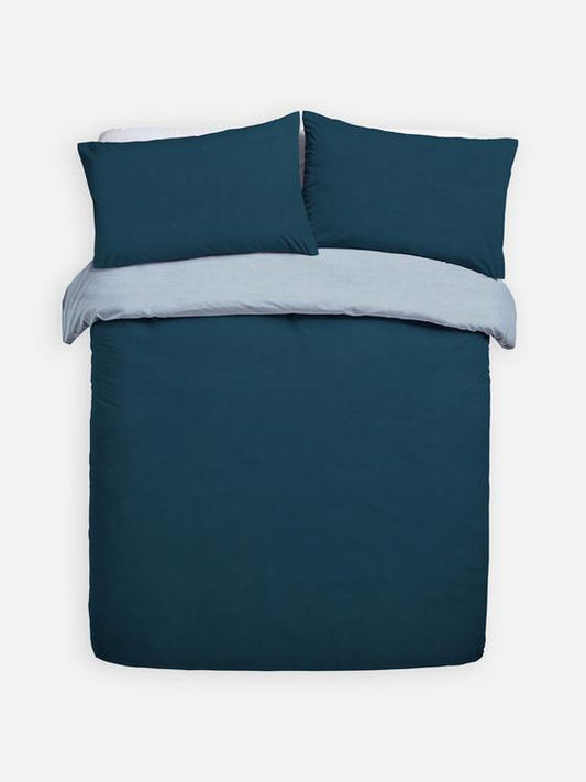 Reversible Colour Double Duvet Cover Set