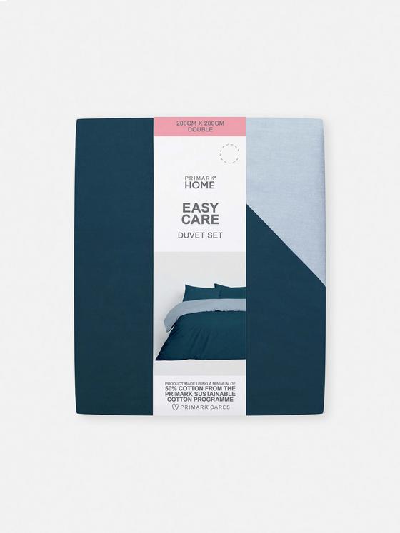 Reversible Colour Double Duvet Cover Set