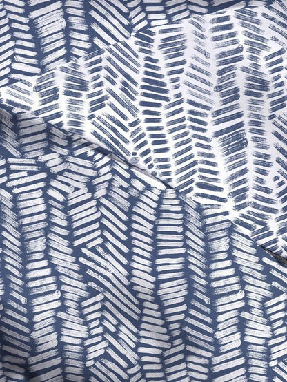 Paint Stroke Print King Duvet Cover Set