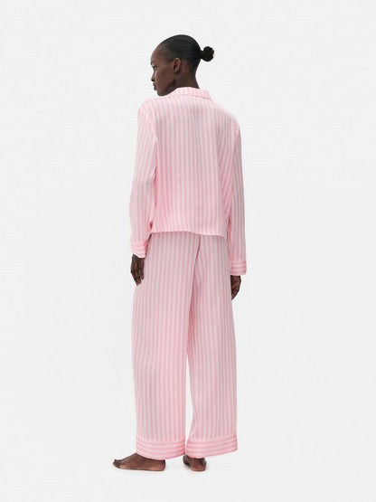 Satin Stripe Pyjamas
