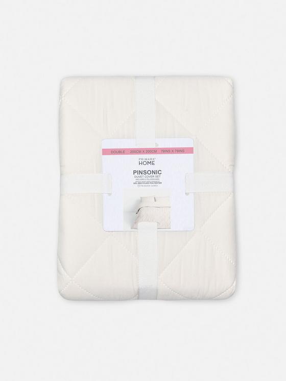 Diamond Pinsonic Double Duvet Cover Set