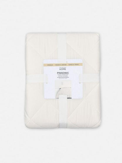 Diamond Pinsonic Single Duvet Cover Set