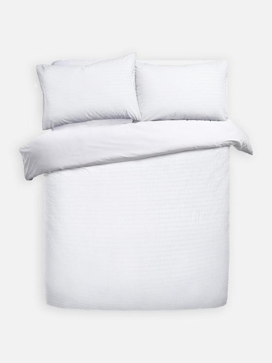 Seersucker Double Duvet Set
