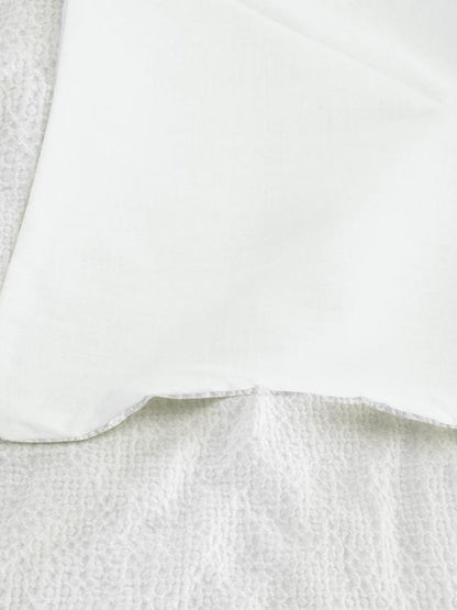 Waffle Texture King Duvet Cover