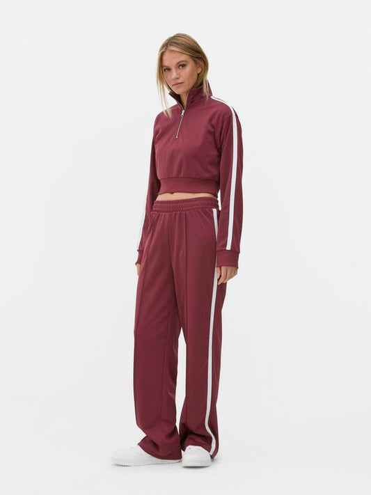 Co-ord Side Stripe Pintuck Joggers