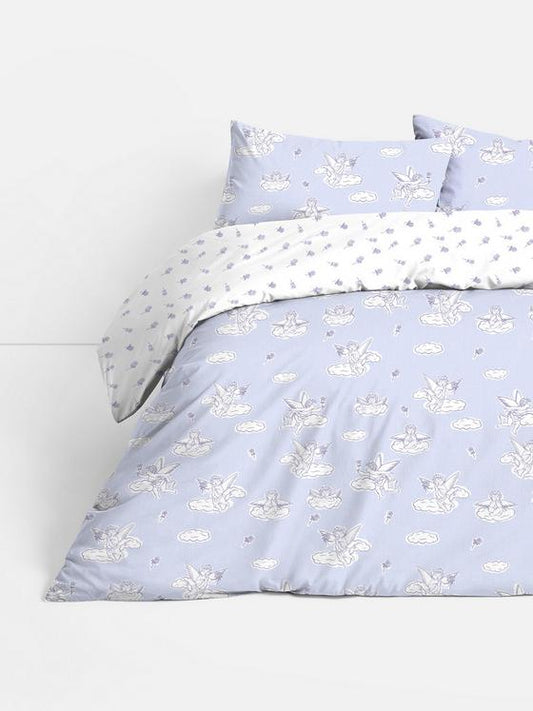 Reversible Cherub Double Duvet Cover Set