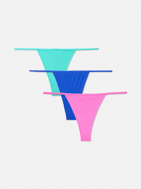 3pk String Thongs