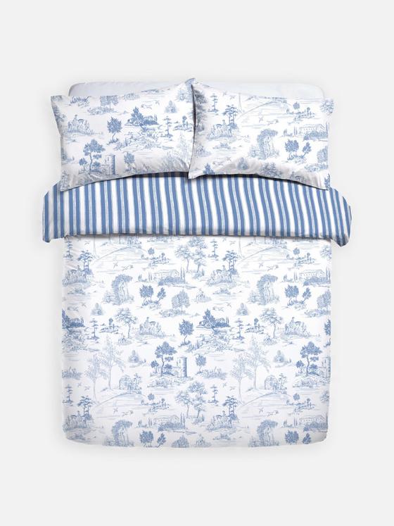 Toile De Jouy Double Duvet Cover Set