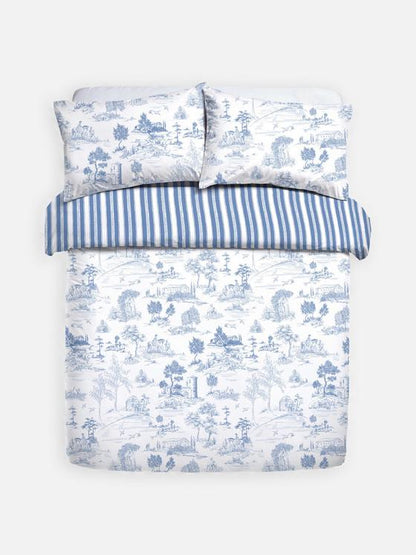 Toile De Jouy Double Duvet Cover Set