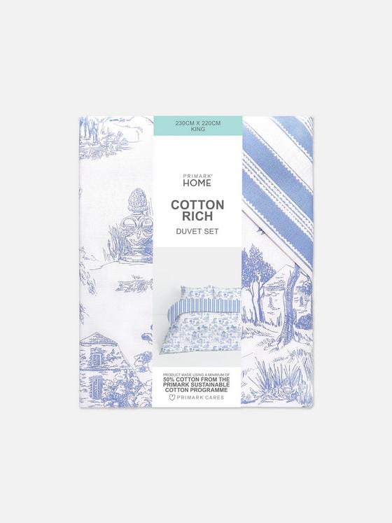 Toile King Size Duvet Cover Set