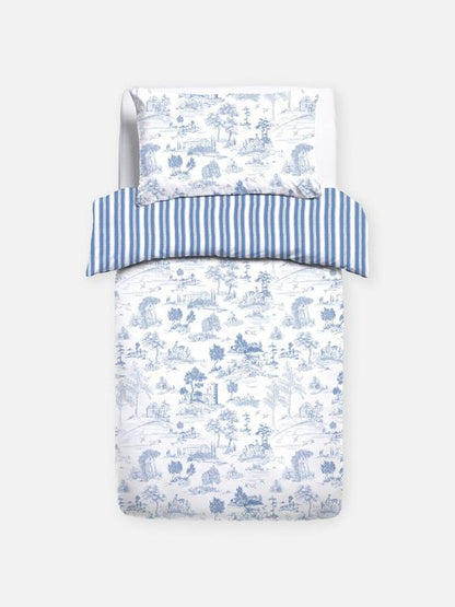 Toile De Jouy Single Duvet Cover Set