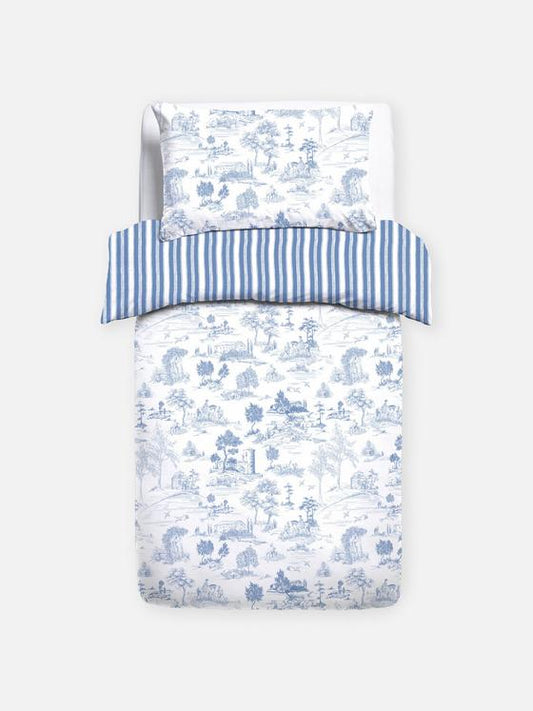 Toile De Jouy Single Duvet Cover Set