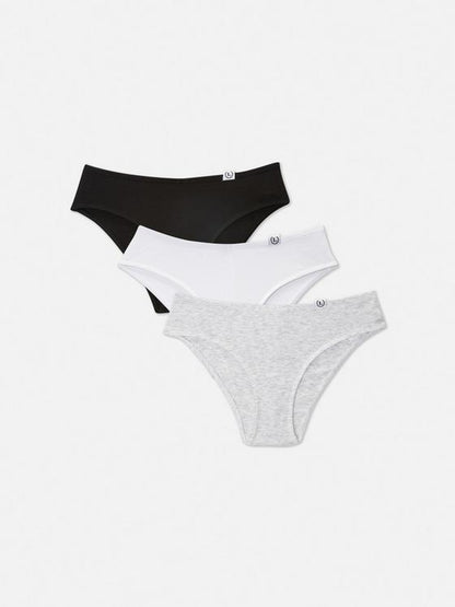 3pk Cotton Rich Hipster Briefs