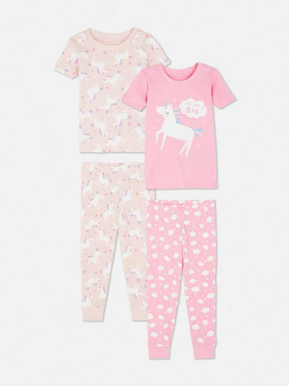 2pk Unicorn Long Pyjamas