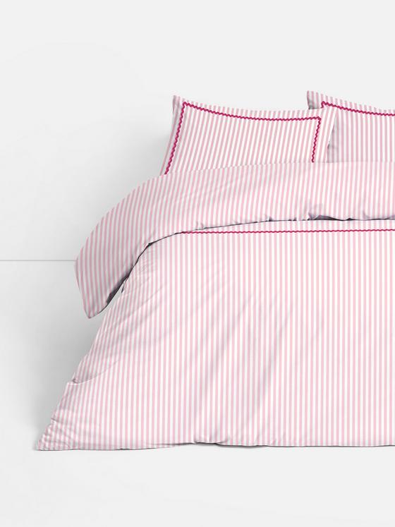 Striped Super King Duvet Cover Set