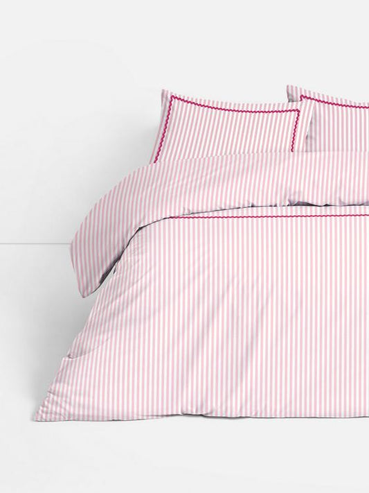 Striped Super King Duvet Cover Set