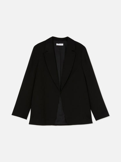 Oversized Straight-Cut Blazer