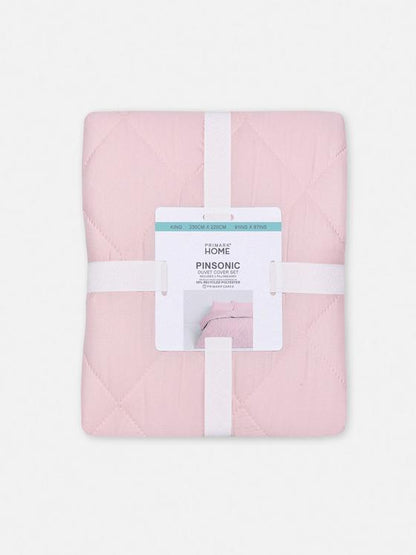 Diamond Textured King Size Duvet Cover Set
