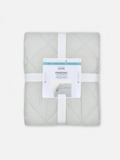 Diamond Textured King Size Duvet Cover Set