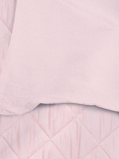 Diamond Quilted Pinsonic Double Duvet Cover Set