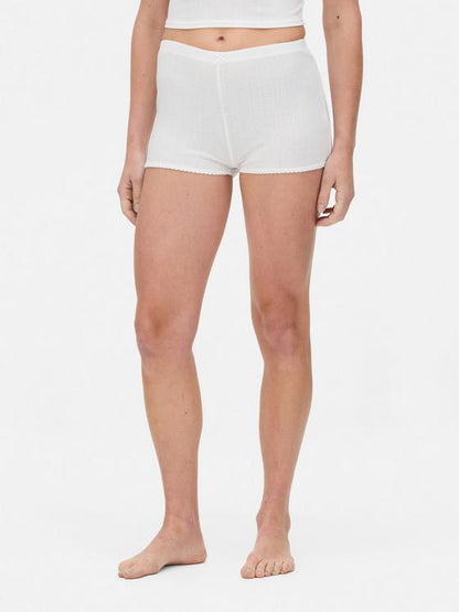 Pointelle Pyjama Shorts