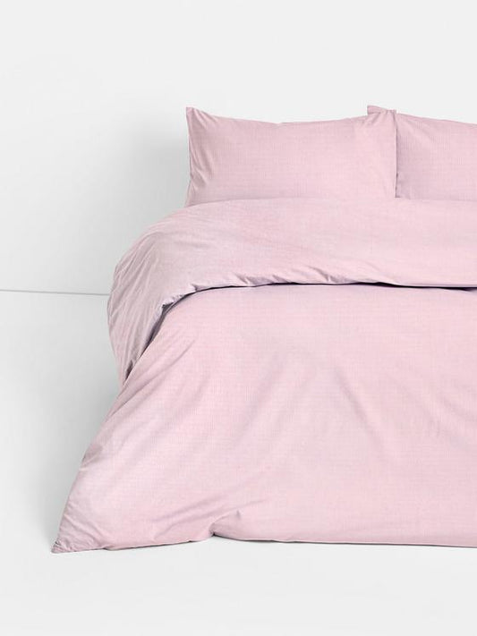 Stripe Seersucker Double Duvet Cover Set
