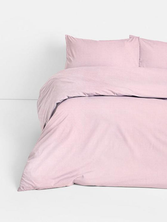 Stripe Seersucker Super King Duvet Set