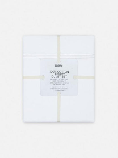 Luxury Cotton King Size Duvet Set