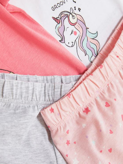 2pk Short Unicorn Pyjamas