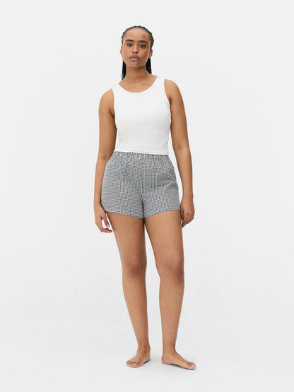 Patterned Pyjama Shorts