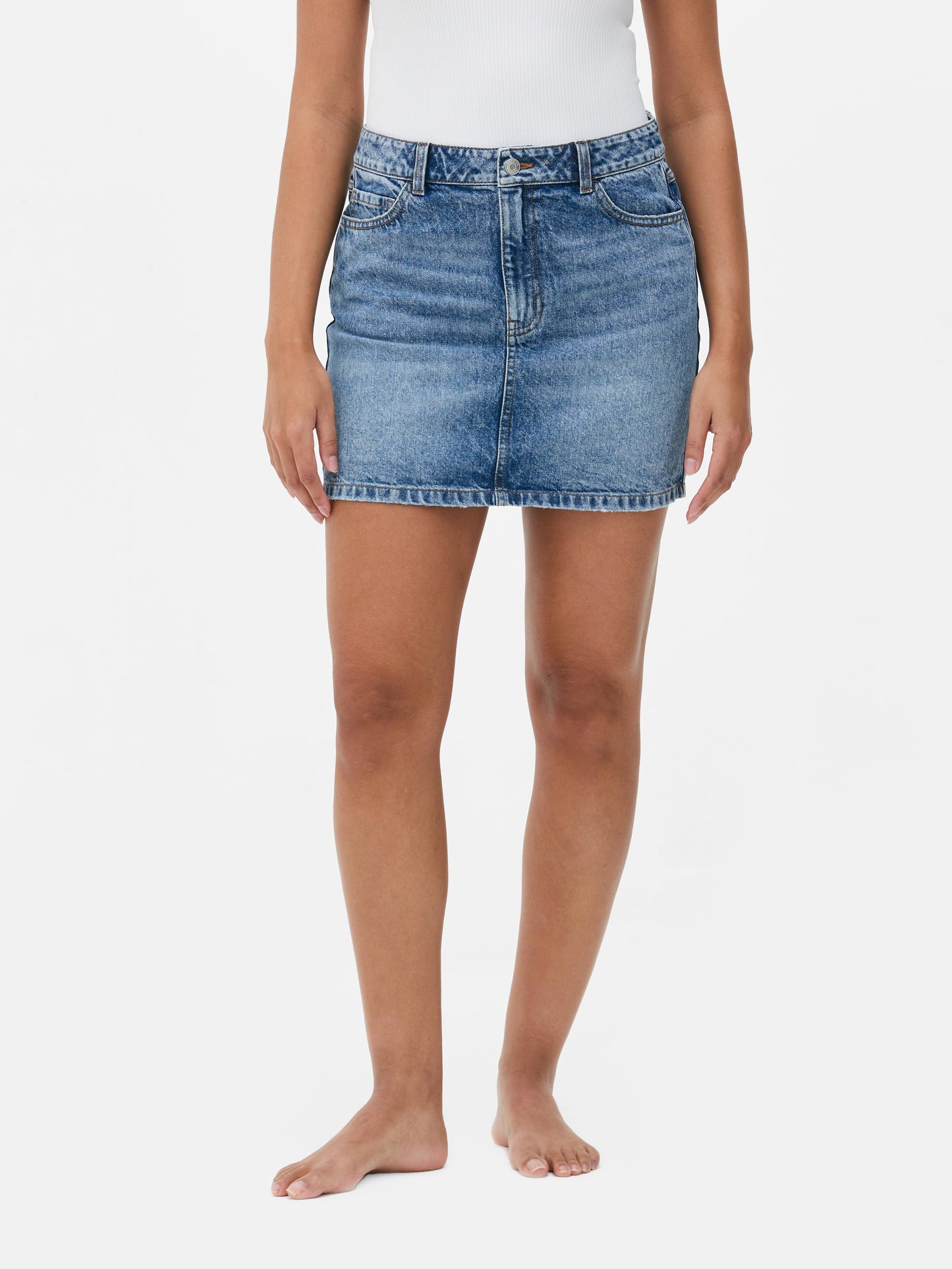 Denim Mini Skirt