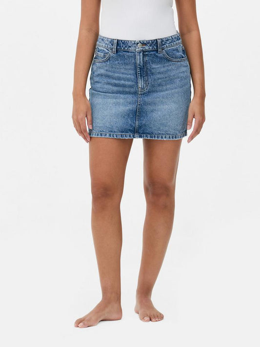 Denim Mini Skirt
